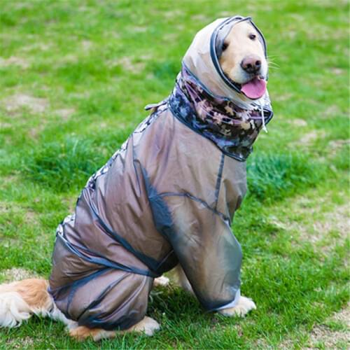 Pet Waterproof Clothing Dog Raincoat Jumpsuit Big Large Dog Clothes Samoyed Shiba Inu Golden Retriever Husky Labrador Rain Coat