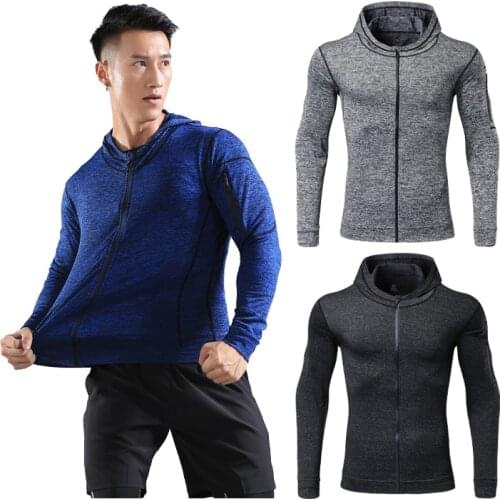 WIROFKER Men's Zip Hoodies