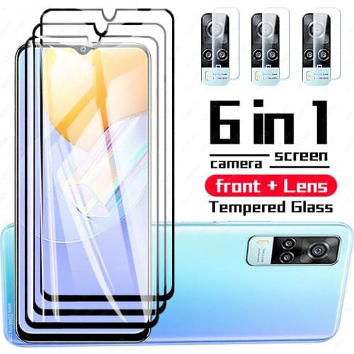 9H Tempered HD Glass For vivo y31 y51 y70 y72 y20 y30 y17 Screen Protector Glas on for vivo v20 se Pro Protective camera lens