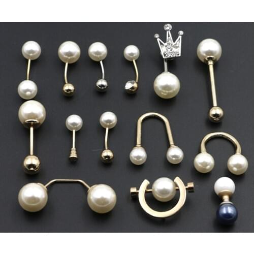 1pcs fashion Pearl Brooch Pin buckles Dress Decoration Buckle Pin Brooches scarf buckle for Men Women garment accessories