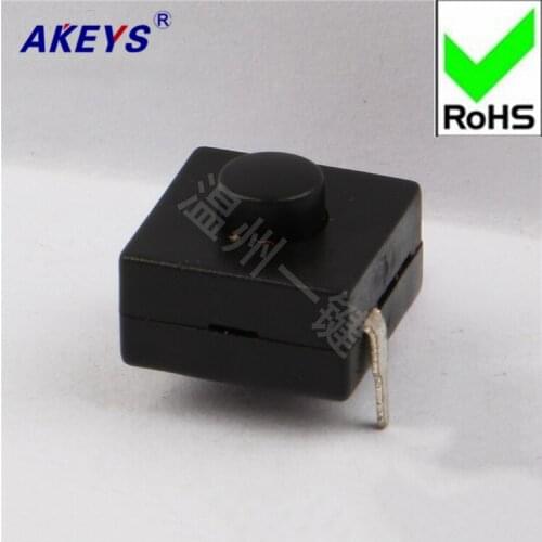 10 PCS YT-1212-112A flashlight switch Wenzhou button self-locking switch