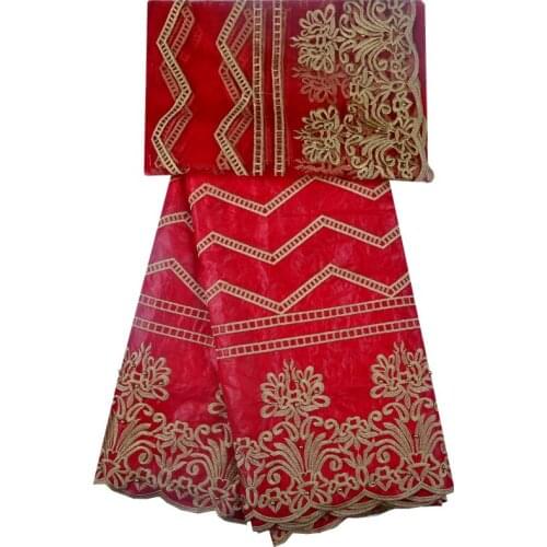 2018 Latest Guinea Brocade Fabric African Garment Wedding Fabric Bazin Riche Getzne Lace Fabric Sewing Fabrics A1303
