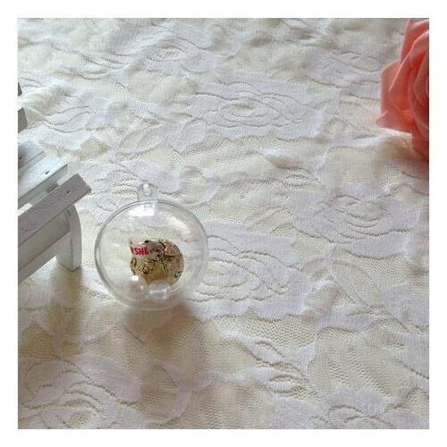 4CM 150pcs transparent plastic Christmas decoration ball,hanging christmas baubles,clear plastic ball