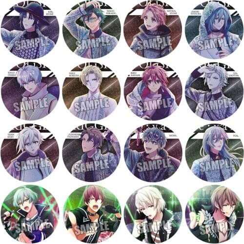 58mm Badges idolish7 NIKAIDO YAMATO IZUMI MITSUKI OGAMI BANRI Iron Metal Brooch Buttons