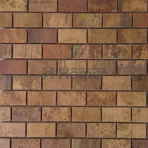 Free shipping, bronze mixed steel mosaic tiles wall covering brass mosaic tiles metal kitchen backsplash tiles bathroom shower