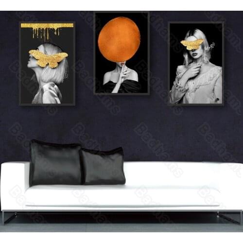 Decorative Painting Nordic Style Living Room Sofa Background Wall Painting Simple Wall Painting Light Luxury Atmosphere Mural