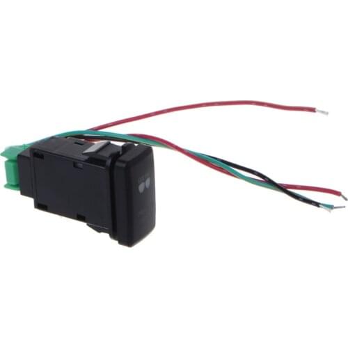 Foglight Switch Wire Laser Button Switch Car Automobile SUV Switch Push Button F19A