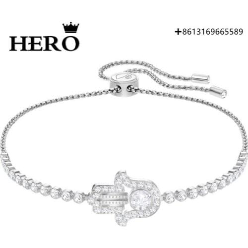 HERO Original Copy High Quality 1: 1swasamuS Hand-Plated Platinum Shrink Bracelet Has Logo Mail