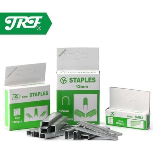 JRF 1000Pcs Door /T Shaped Nail Home Renovation Staple Gun Floor Doors And Windows For Furniture Woodworking Nail