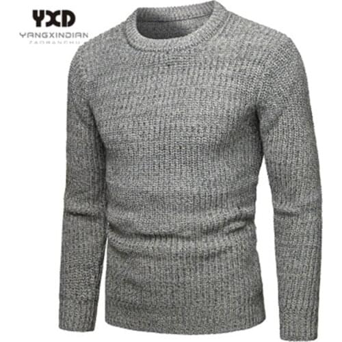 Free shipping Sweater Men Autumn New Warm Collar Pullover Casual Sweater Pullover Pull Homme Men Clothes Solid mens sweaters