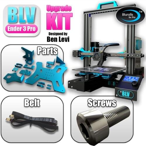 BLV Ender 3 Pro 3d printer upgrade kit including Gates X/Ybelts screws and aluminum plates,genuine Hiwin Linear Rail