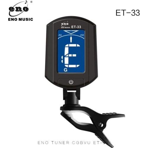 Genuine ENO ET-33/ET-37 Guitar Violin Ukulele Tuner Multifunction Guitar Parts & Accessories Stringed Instruments