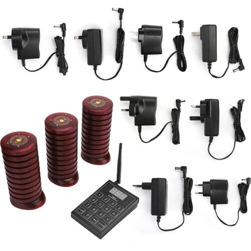 Restaurant Pager Wireless Calling Paging System Waiter Pagers Guest Paging Queuing System Receiver For Cafe Fast Food Handy