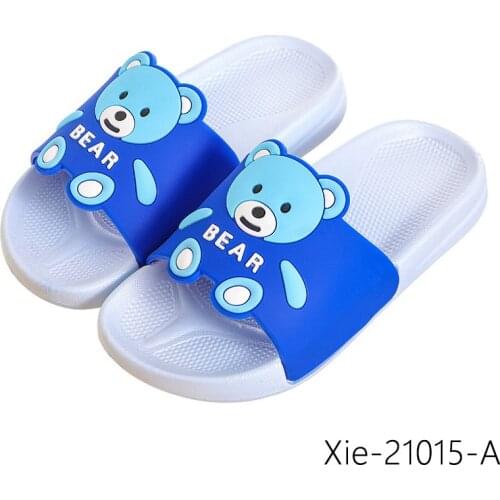 2021 New Summer Kids Slippers Baby Slippers For Girls Boys Fruit Print PVC Flip Flops Baby Non-slip Beach Sandals Children Home