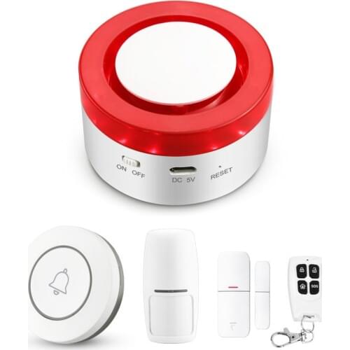 Tuya APP control Smart Infrared Sensor Detecter Alarm WIFI Burglar Alarm System Security Home Smart Home Appliance Control