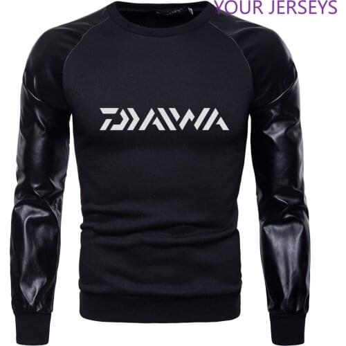 Daiwa High Quality Breathable Men Black Outdoor Sport T Shirt Long Sleeves Camping Hoody Fishing Climbing Shirt Hiking Data Dawa