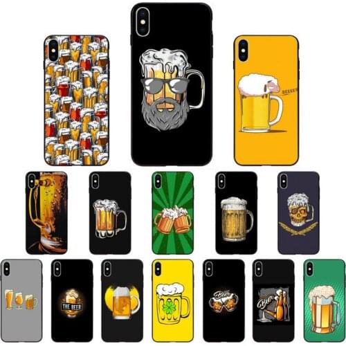 YNDFCNB for man beer mug with foam Phone Case for iphone 11 12 Mini Pro Max X XS MAX 6 6s 7 8 Plus 5 5S 5SE XR SE2020