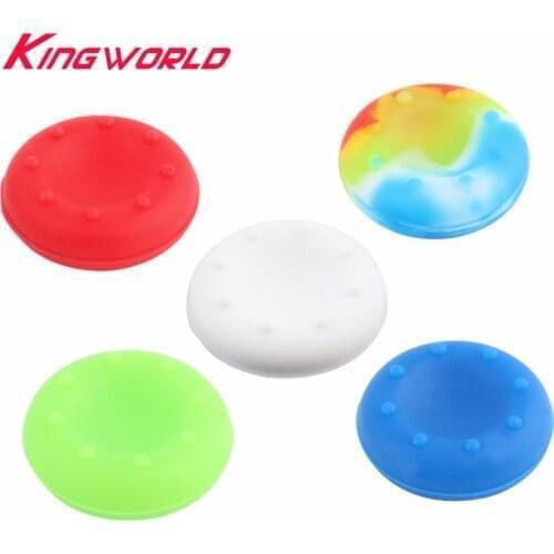 100pcs Silicone Controller Analog Grip Thumb Sticker Cover For Sony PS4 for PS2 PS3 For Xbox one 360 Thumb Stick Cap