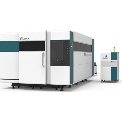 500w 100w 200w fiber laser cutting machine with protection cover