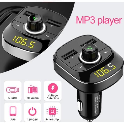 Car Handsfree Wireless Bluetooth Kit FM Transmitter LCD Car MP3 Player 3.1A Dual USB Charger FM Modulator Car Accessories