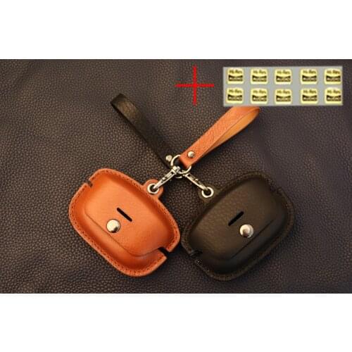 For Sony WF-1000XM4 Wireless Earbuds Genuine Leather Case Pouch Cover Bag