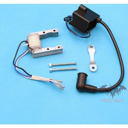 CDI Ignition Coil Magneto For Motorized Motorised 2 Stroke 49cc 66cc 70cc 80cc Engine Bicycle Spark Plug PRO BAT New