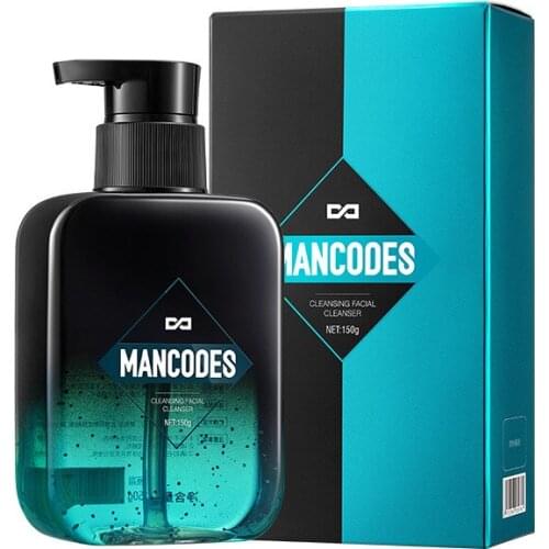 Mancodes mens anti mite facial cleanser oil control cleanser wholesale