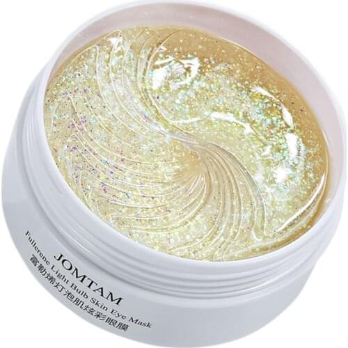 30 Pairs Fullerene Light Bulb Muscle Eye Mask Colorful Mask Eye Circles Eye Removal Care Patch Moisturizing Dark R8S1