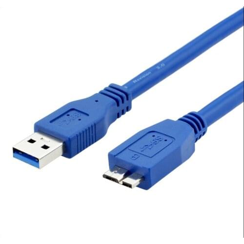 Micro B USB3.0 Cable AM-Micro3.0 Data Cable For Hard Drive Disk Cord Mobile Cable For Samsung NOTE3 S5 Tablet External Wire