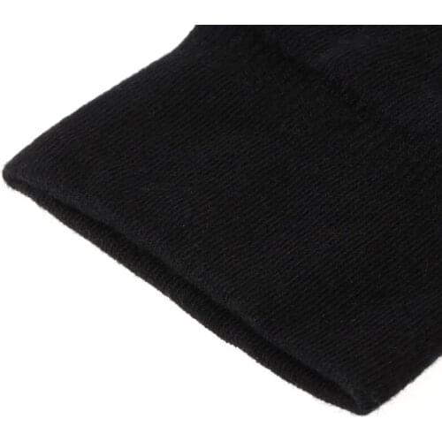 Fashion Unisex Men Women Knitted Fingerless Winter Gloves Soft Warm Mitten Solid