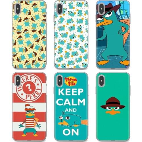 Cartoon Perry The Platypus Art For Huawei Y6 Y5 2019 For Xiaomi Redmi Note 4 5 6 7 8 Pro Mi A1 A2 A3 6X 5X 7A Soft Cover