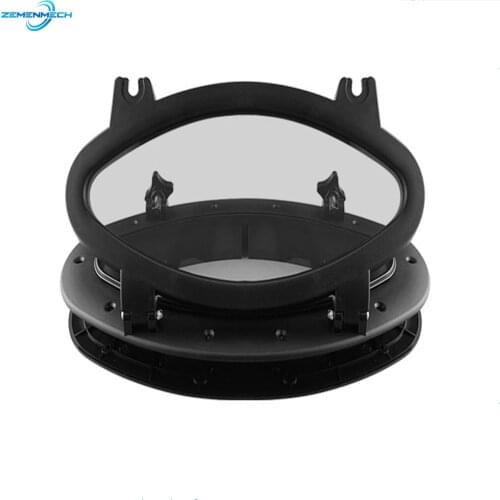 Marine Boat Yacht RV Oval Shape Porthole ABS Plastic Oval Hatches Port Lights Replacement Windows Port Hole Opening Portlight