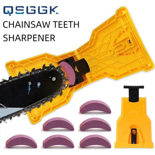 Portable Chainsaw Teeth Sharpener Chainsaw Chain Sharpener Tools Quick Install Chainsaw/Gasoline Saw For 14-20 Inch Guide Chain