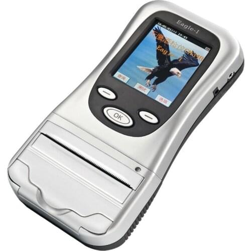 Portable breathalyzer with printer