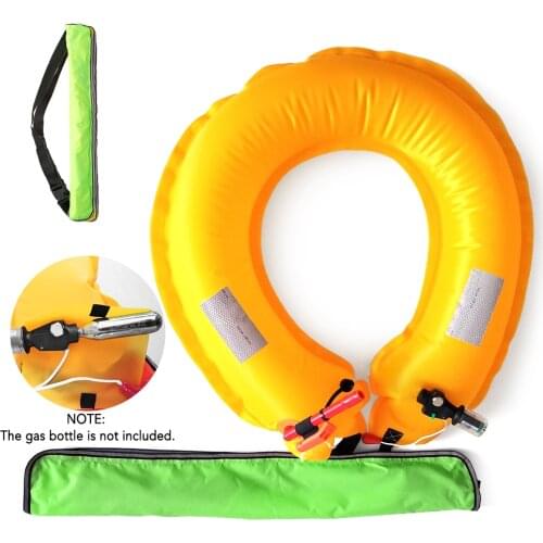 Life Belt Automatic Inflatable Life Buoy Waist Belt with Reflective Tapes For Boarding Kayaking Fishing water rescue