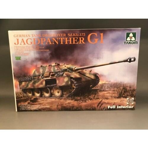 Takom 2125 1/35 Jagdpanther G1 Early Production 2019 w/zimmerit & full interior Model Kit