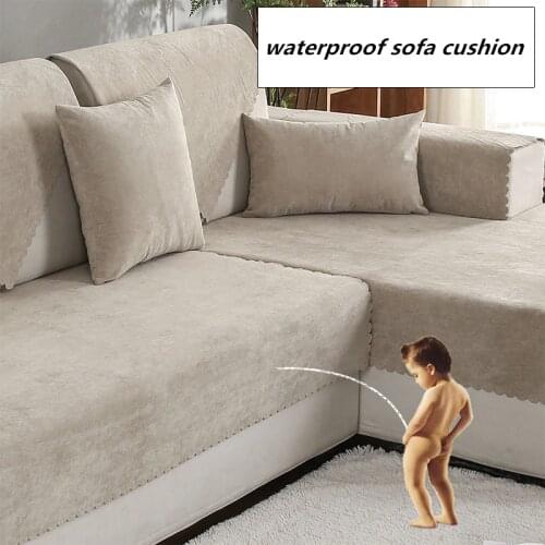 Waterproof sofa cushion Isolation of childrens urine towel sofacover Non-slip Pure color Four Seasons Universal pet Sofa cover
