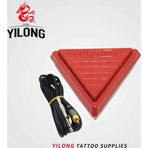 YILONG 1 Pcs Tattoo Foot Pedal Newest 5 Colors Light Weight Foot Switch Pedal for Power Supply Christmas Gift
