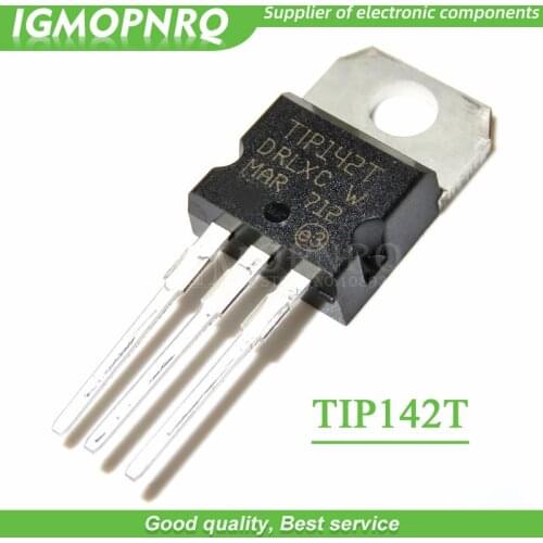10PCS TIP142T TIP142 15A/100V Darlington transistor TO-220 NPN new original