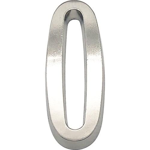 101mm Floating Modern House Number Satin Nickel Door Home Address Numbers for House Digital Outdoor Sign Plates 5 Inch. #0
