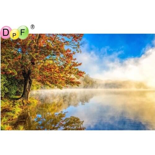 DPF 5D DIY Diamond painting crystal Scenic 3D cross stitch pattern diamond embroidery Rhinestone full square Home Decor crafts