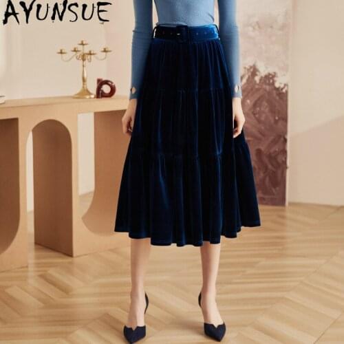AYUNSUE Women's Pleated Skirts