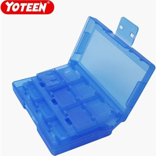 For Nintendo Switch Game Card Holder 24 Card Slot In 1 Box 24 In 1 Game Card Storage Box With 2 TF Cards Holders