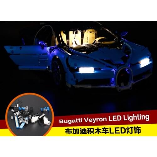 Led light Kit for Bugatti race car Compatible 20086 Building Block Compatible With 42083 and 20086