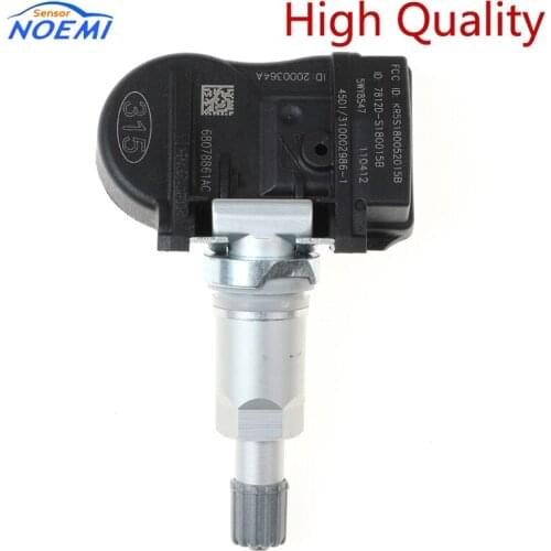 New 68078861AC TPMS Tire Pressure Sensor 315MHZ For CHRYSLER PACIFICA For DODGE AVENGER For JEEP COMPASS For MITSUBISHI LANCER