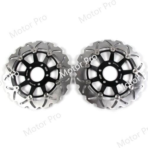 2PCS CNC Floating Disk Front Brake Disc Rotor For SUZUKI GSX 750 F GSX750F 1998 1999 2000 2001 2002 2003 / GSX 750 GSX750 98-03