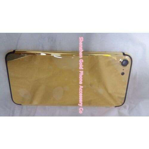 Special logo China Factory Cheap Wholesale New For phone 7 7 plus Gold 24k free shipping