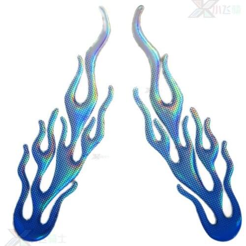 STARPAD Modified motorcycle decoration sticker pedal car applique electric bicycle applique flame sticker 12 pieces/lot