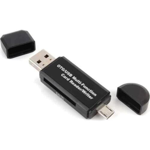 SD Card Reader USB C Card Reader 3 In 1 USB 2.0 TF/Mirco SD Smart Memory Card Reader Type C OTG Flash Drive Cardreader Adapter