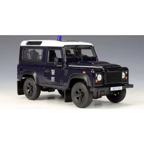 Welly 1:24 Land Rover Defender Hongkong Police car Diecast Car Model New in Box